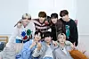Boy band Ampers&One poses for the camera during a recent FanTalk 2 video interview with Celeb Confirmed. [CHO YONG-JUN]
