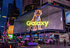 Ahead of the event, Samsung promoted the Galaxy range on 3-D billboards in cities around the world. [SAMSUNG ELECTRONICS]