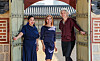 From left, Philippine Ambassador to Korea Maria Theresa Dizon-De Vega, Brazilian Ambassador to Korea Marcia Donner Abreu and Canadian Ambassador to Korea Tamara Mawhinney at the Gyeongbok Palace in central Seoul. [WOO SANG-JO]