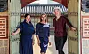 From left, Philippine Ambassador to Korea Maria Theresa Dizon-De Vega, Brazilian Ambassador to Korea Marcia Donner Abreu and Canadian Ambassador to Korea Tamara Mawhinney at the Gyeongbok Palace in central Seoul. [WOO SANG-JO]