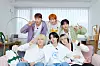 Boy band P1Harmony poses for the camera during a recent FanTalk 2 video interview with Celeb Confirmed. [CHO YONG-JUN]