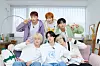 Boy band P1Harmony poses for the camera during a recent FanTalk 2 video interview with Celeb Confirmed. [CHO YONG-JUN]