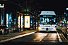 In a photo provided by the Seoul Metropolitan Government on Sunday, an autonomous bus operates on a Seoul road during the early morning hours. [SEOUL METROPOLITAN GOVERNMENT]