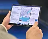 A customer holds a Samsung Galaxy Z TriFold smartphone [SAMSUNG ELECTRONICS]